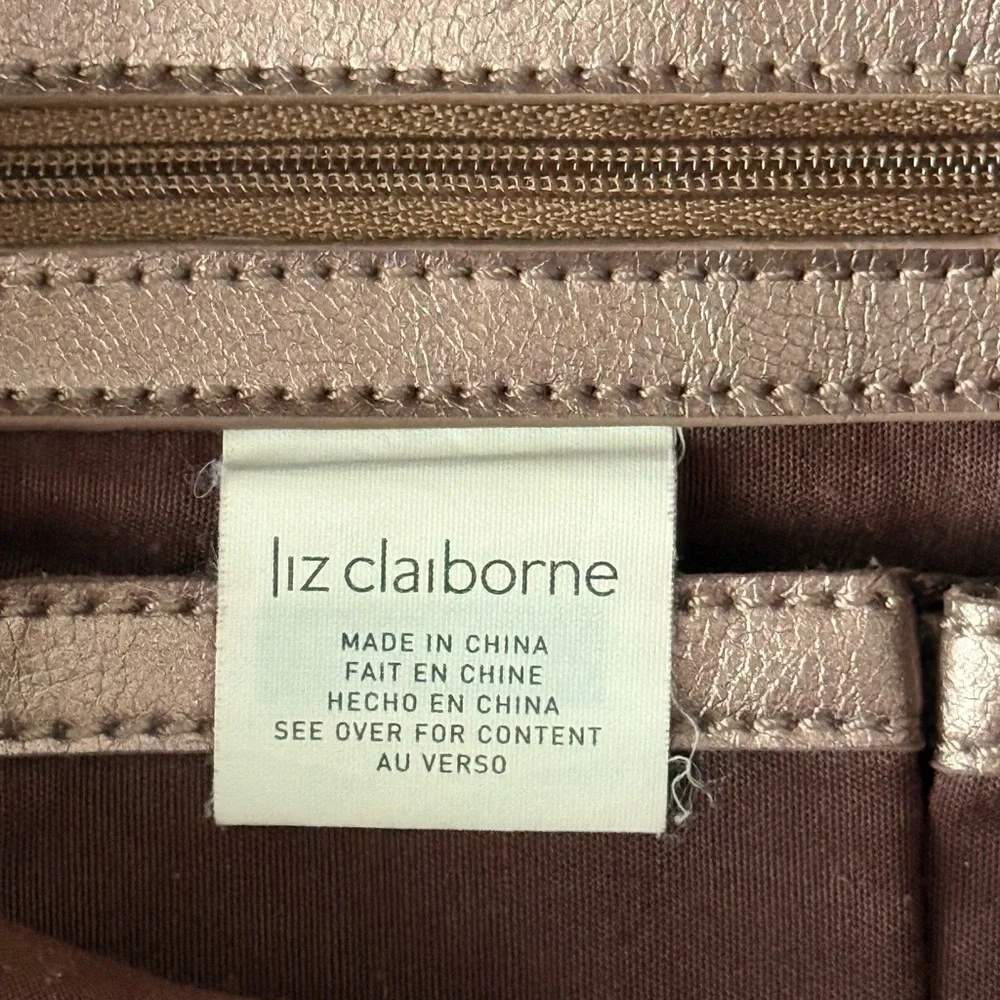 Liz Claiborne Monogram Handbag - Brown